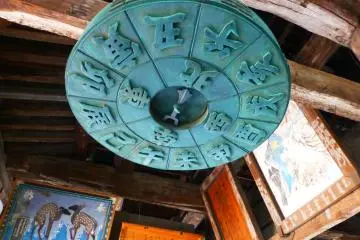 As soon as you walk though the entrance to the hall, look up - There is a multitude of artifacts to keep your eyes busy