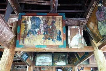 Artworks from around Miyajima have now found a home in Senjokaku