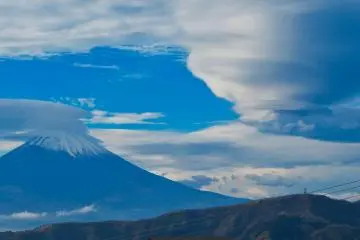 View of Mt Fuji from Sulfur Field Hakone
