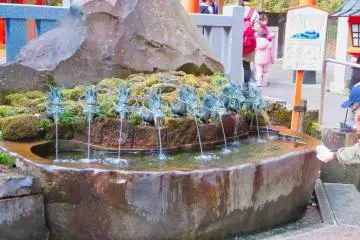 9 headed dragon at Hakone Shrine