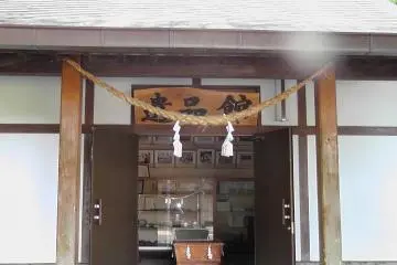 Small museum with items left the soldiers killed in combat