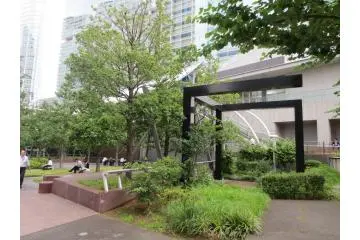 Interesting structures throughout the garden and plenty of places to sit
