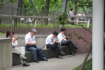 Taking a short break before getting back to work