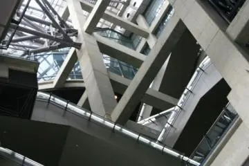 Inside the office building, Nadya Park