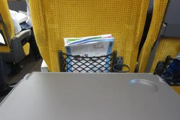 Spacious Traytable on the Super Komachi between Akita and Tokyo