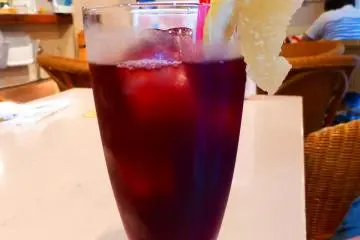 A refreshing pomegranate juice