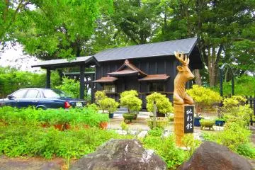 An old rice storehouse from Akita, rebuilt as part of a dowry