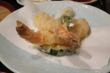 Ebi Shrimp Tempura at Mugendo Omachi Honten Akita City