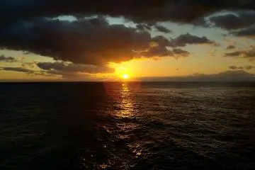 When the sun is fully visible