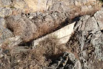 The old access stairs before the tsunami