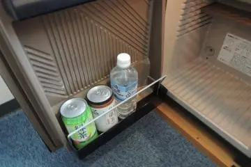 Free drinks in the fridge available