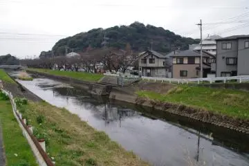 Komaki Castle atop 86 meter high Mt. Komaki