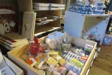 Some of the fun stationery goods for sale