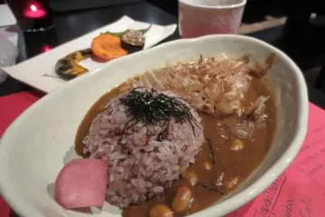 They also have lunch and dinner menus, like this Japanese-style curry