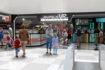 The newly opened virtual reality entertainment center at Shibuya