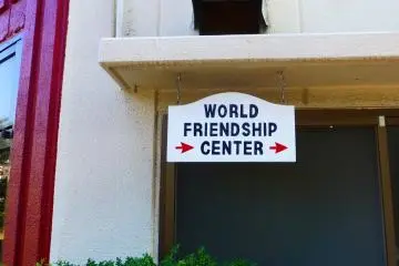 A WFC sign posted at the start of the street will guide you on your way
