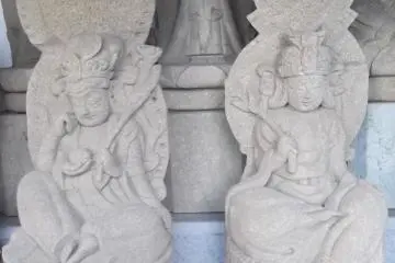 These seem influenced by Indian Buddhism