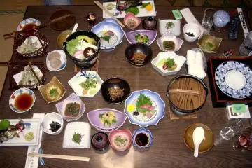 <p>อาหารที่เรียวกัง</p>