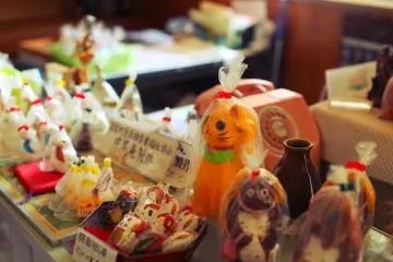 Inside the shop there are loads of interesting souvenirs