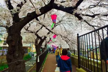 Kanal dekat Stasiun Totsuka