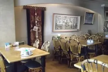 The cosy interior