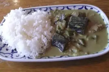 Half of my lunch! Green curry