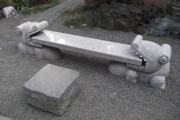 Even the bench is interesting