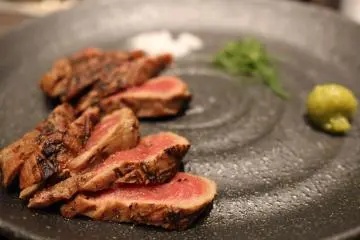 Lamb tastes great when it is still pink in the middle