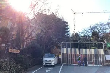 Fujiya Hotel, where John Lennon used to stay, is under renovation.