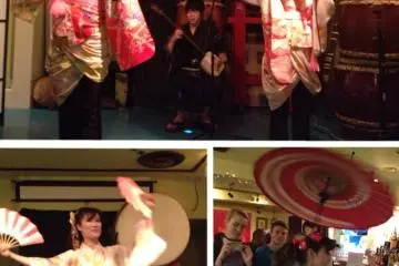 Sakura Unit (Traditional Japanese Dance & Music Team) putting on a fabulous show