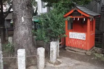 Each shrine has a sacred tree