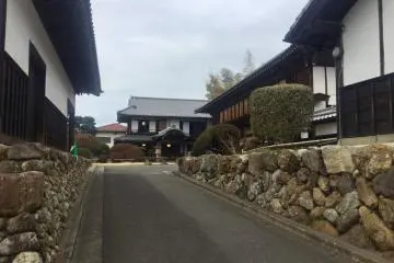 Entrance to the Koma Old Town House. The exhibit is spread throughout all the buildings.