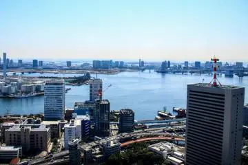 Beautiful views of Toky Bay and the Rainbow Bridge