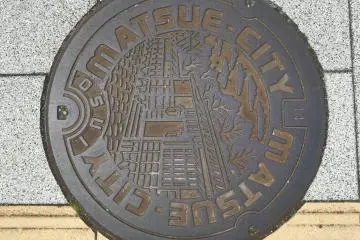 Matsue City manhole cover