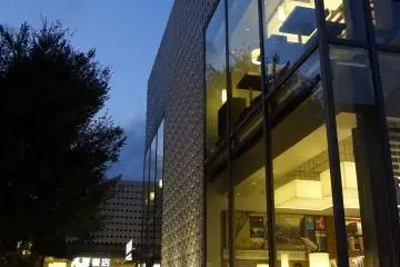 The modern and minimalist T-Site building