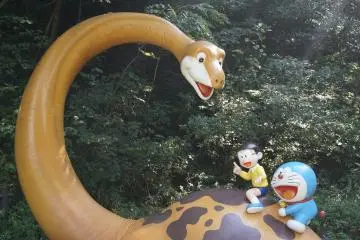 Nobita, Doraemon, and Pisuke