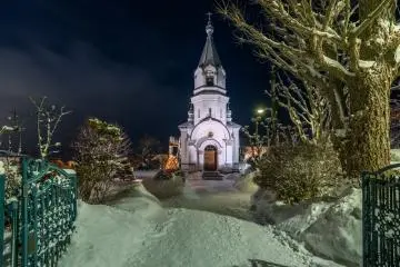 A Russian Orthodox Church building in Hakodate