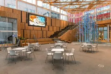 Inside the Machi Niwa Building in Hachinohe, Aomori