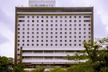 The massive building stands on the top of the hill and can be seen from a fair way away.