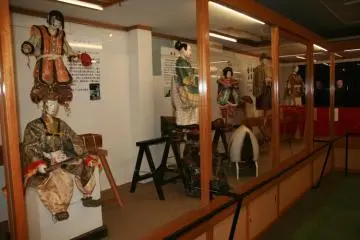 Various retired Karakuri Dolls on display (Photo: PPF)