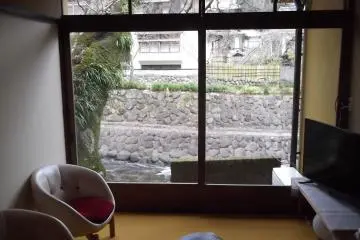 The view from the lounge