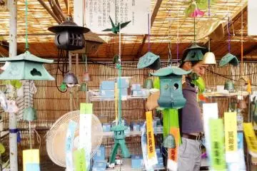 Unique Japanese windchimes (Photo: Erika Clark )