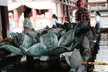 it is tradition to clense your self wiht the water from this fountain and the start the summer clean!