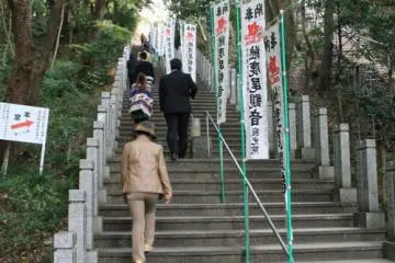 ...and more steep steps...