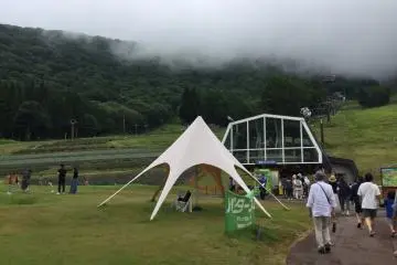 Enter the clouds with the ski lift.