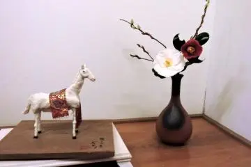 Decorations in Seisho Yu-en's tea house