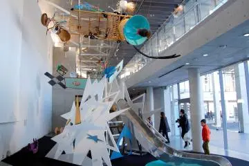 “Ghost Satellites” by Gerda Steiner and Jörg Lenzlinger (Photo: <a href="https://en.japantravel.com/profile/susann-schuster/807584151" target="_blank" rel="noreferrer noopener nofollow">Susann Schuster</a>)