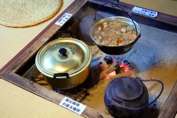 Traditional "irori" for cooking and heating