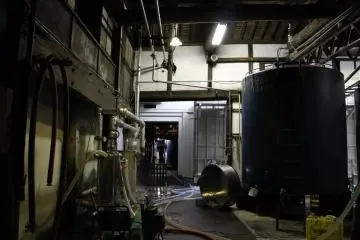 Sake tour at Ozawa Brewery.