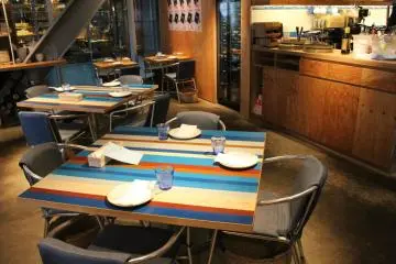 Cozy up and unwind within the relaxing interiors of the restaurant